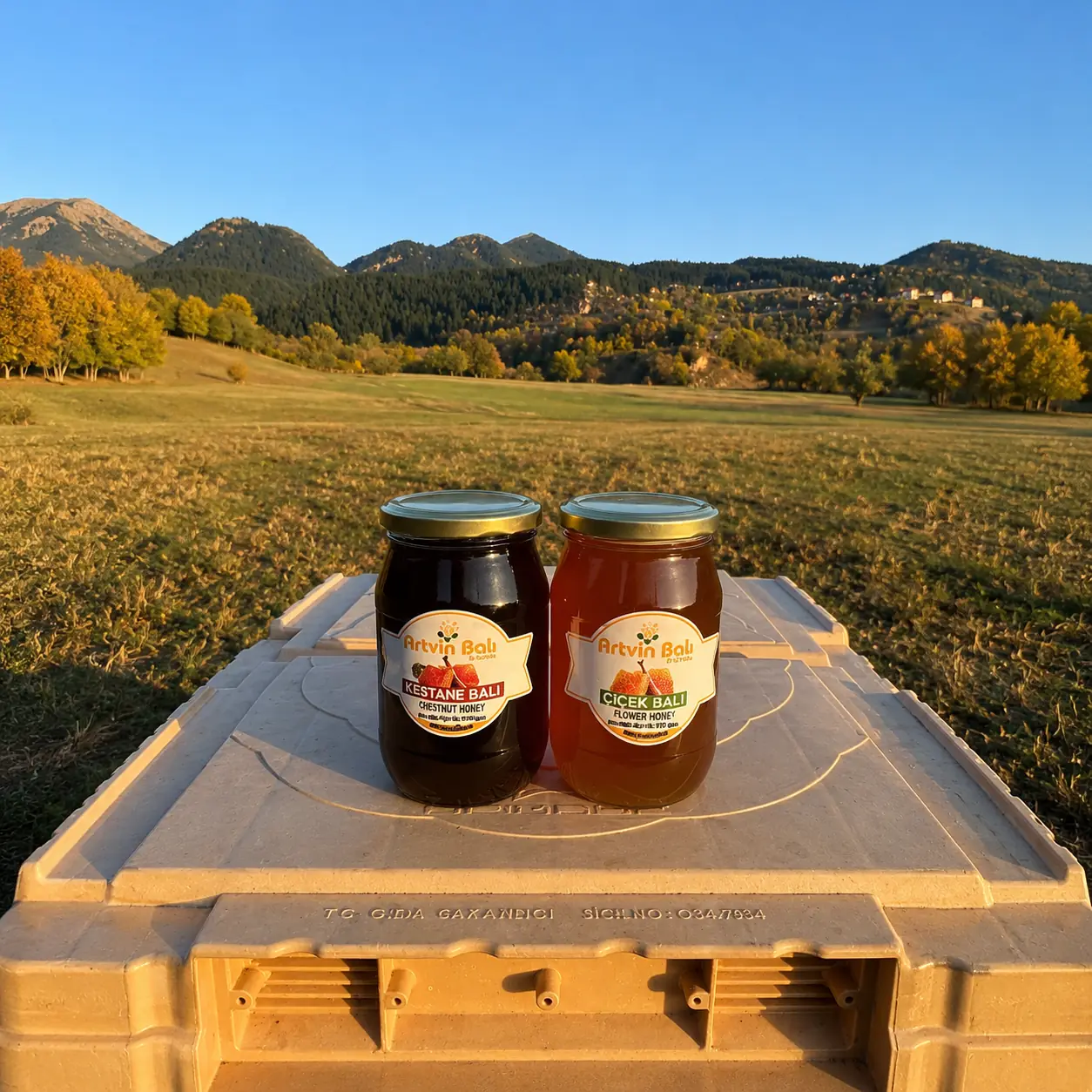 Perfect Duo: Highland & Chestnut Honey 970 g