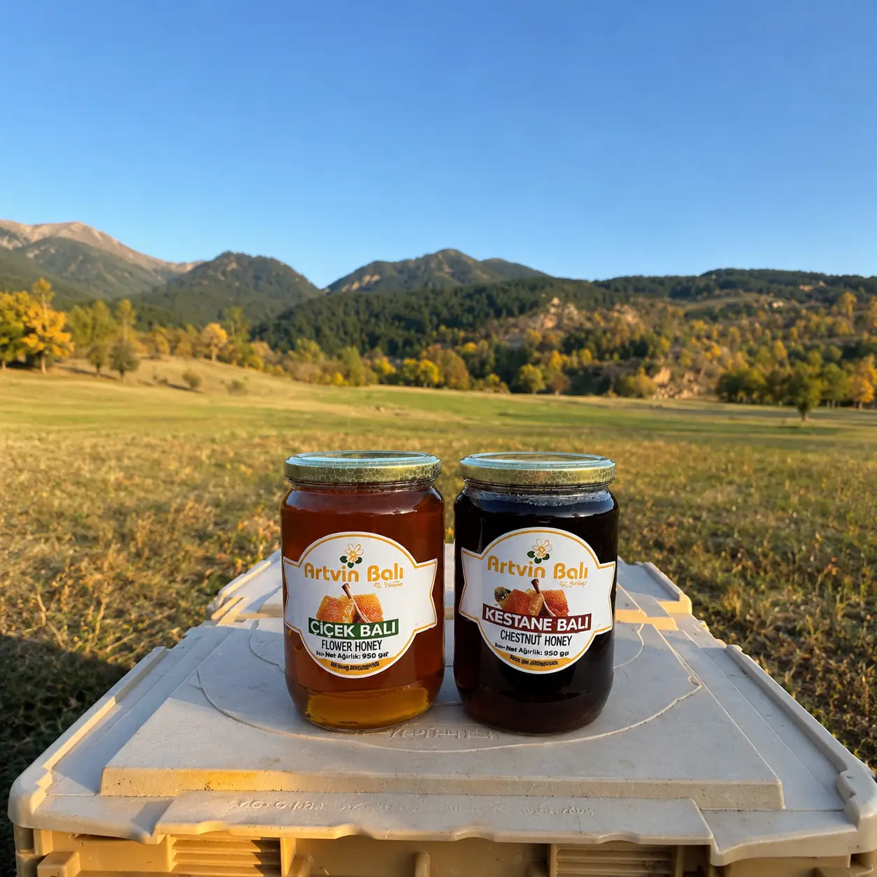 Great Duo: Highland & Chestnut Honey 1900 g